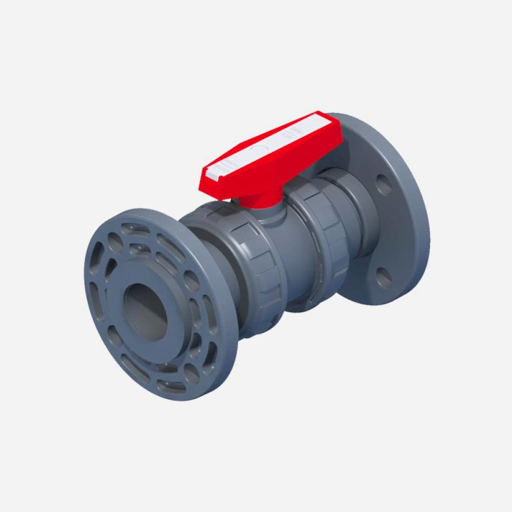 Ede Tipi Flanşlı Küresel Su Vanaları (U-PVS) 10 Bar